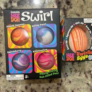 New doh bundle - 4 pack swirls balls and swirly egg